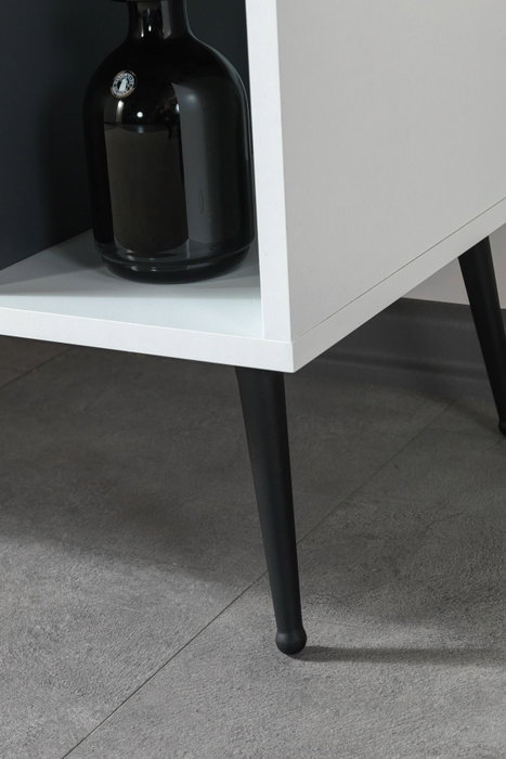 Hanah Home Şile 4112 Consola Blanco y Antracita